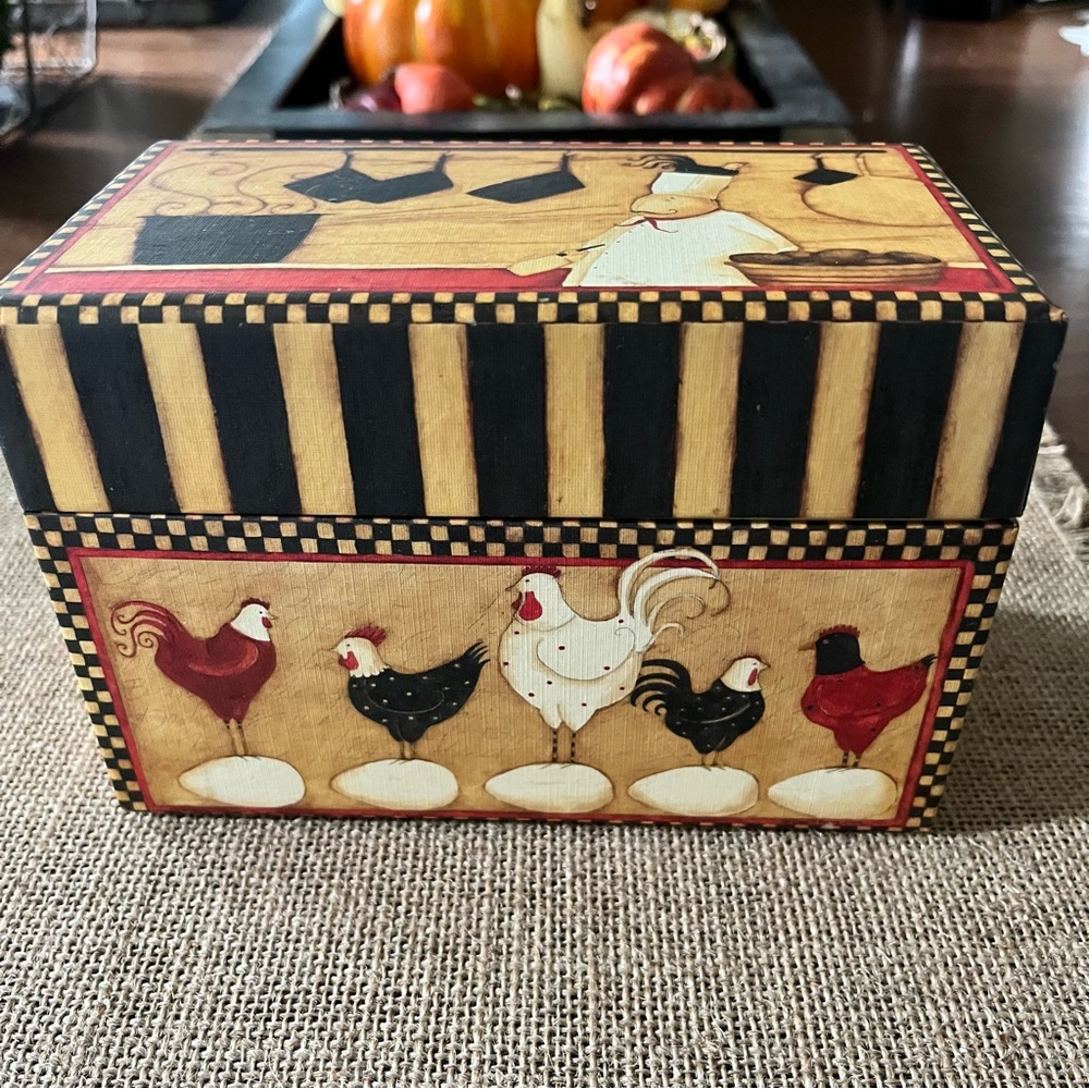 LANG recipe box